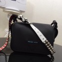 Prada Concept calf leather bag 1BD123 black&white JH05456Rp39