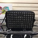 Prada Diagramme bag with crystals 1BH103 black JH05501Rz18