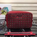 Prada Diagramme bag with crystals 1BH103 red JH05500TV86