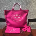 Prada fabric handbag 1BG161 rose JH05544OG45