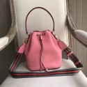 Prada Leather bucket bag 1BE018 pink JH05299Ai60