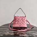 Prada Leather Prada Tress Handbag 1BA290 pink JH04904JZ84