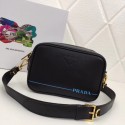 Prada Leather shoulder bag 1BH093 black JH05389gR91