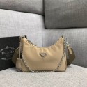 Prada Nylon Shoulder Bag 91277 apricot JH05155Ea63