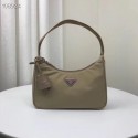 Prada Nylon tote bag 1NE515 Khaki JH05176Nu37