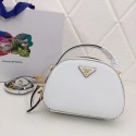 Prada Odette Saffiano leather bag 1BH123 white JH05343ul51