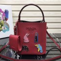 Prada Panier small Saffiano Bag 1BA217 Red JH05224zm75