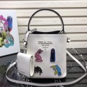 Prada Panier small Saffiano Bag 1BA217 White JH05226TK61