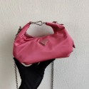 Prada Re-Edition 2005 nylon shoulder bag 1BH172 pink JH05009Nq93