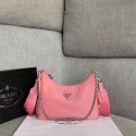 Prada Re-Edition 2005 nylon shoulder bag 1BH204 pink JH05072ys25