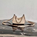 Prada Re-Edition nylon mini shoulder bag 1TT122 apricot JH04993vb27