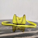 Prada Re-Edition nylon mini shoulder bag 1TT122 yellow JH05000QV85