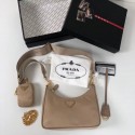 Prada Re-Edition nylon shoulder bag 1BH204 apricot JH04956vD13