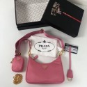 Prada Re-Edition nylon shoulder bag 1BH204 rose JH04958Nx98