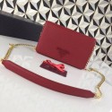 Prada Saffiano leather shoulder bag 1BP012-2 red JH05310nR86