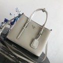 Prada Saffiano original Leather Tote Bag BN2838 white JH05268mB48