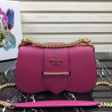 Prada Sidonie leather shoulder bag 1BD184 Rose JH05206gB51