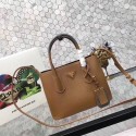 prada small saffiano lux tote original leather bag bn2754 tan&gray JH05633uF26