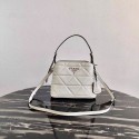 Prada Spectrum small leather bag 1BA311 white JH04903uu45