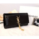 Replica 2015 Yves Saint Laurent spring and summer new model patent leather 311212 black JH08445XB19