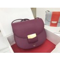 Replica Celine Compact Trotteur Cattle leather Mini Shoulder Bag 1268 wine JH06181jE50