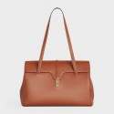 Replica Celine LARGE SOFT 16 BAG IN SUPPLE GRAINED CALFSKIN 194043 Brown JH05822TH29