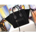 Replica Celine LUGGAGE PHANTOM Tote Bag 3372 black JH06281bO20