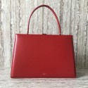 Replica CELINE MEDIUM CLASP HANDBAG IN BOX CALFSKIN WITH PATINA 180923 fuchsia JH06075sU34