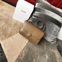 Replica CELINE MEDIUM TRIOMPHE BAG IN SHINY CALFSKIN CL87363 Camel JH06000rH96