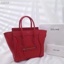 Replica CELINE MICRO LUGGAGE HANDBAG IN LAMINATED LAMBSKIN 167793-11 JH05891Qz32