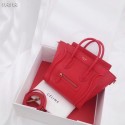 Replica CELINE NANO LUGGAGE BAG IN LAMINATED LAMBSKIN 189244-11 JH05914HV92