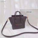 Replica CELINE NANO LUGGAGE BAG IN LAMINATED LAMBSKIN 189244-14 JH05911QT16