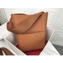 Replica Celine Seau Sangle Original Calfskin Leather Shoulder Bag 3369 brown JH06137nn76