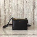 Replica Celine TRIO BAG IN SMOOTH LAMBSKIN MINI 1920 black JH05854zS17