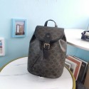 Replica CelineIN TRIOMPHE CANVAS knapsack CL90723 black JH05818wU61