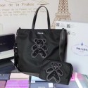 Replica Cheap Prada Nylon cloth casual bag BN2834 black JH05647EJ51