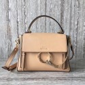 Replica Chloe Faye Tote Bag Calfskin Leather 03375 apricot JH08920dA35