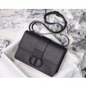 Replica Dior 30 MONTAIGNE CALFSKIN BAG M9203 black JH06978Pn74