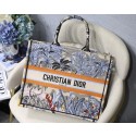 Replica DIOR BOOK TOTE BAG IN EMBROIDERED CANVAS C1287 blue JH07180rH96