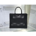 Replica DIOR BOOK TOTE Black Mesh Embroidery M1286ZW JH06856Ix48