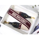 Replica Dior Oblique Embroidered Velvet SHOULDER STRAP S8540CWVF-4 Burgundy JH06898BL42