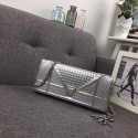 Replica Dior Original Cowhide mini Shoulder Bag 3780 Silver JH07568Pn74