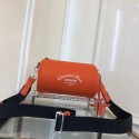 Replica Dior Original GRAINED CALFSKIN ROLLER POUCH WITH ATELIER PRINT 1ATPO061 orange JH07524qE46