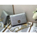 Replica DIORAMA CALFSKIN CLUTCH M49P silver JH07054ec82