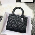 Replica Fashion MINI LADY DIOR BAG CALFSKIN M0579S black JH07510Wi77