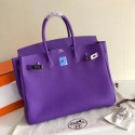 Replica Hermes Birkin Bag Original Leather 35CM 17825 purple JH01194Yp41