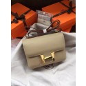 Replica Hermes Constance Bag Epsom calfskin H0713 light gray JH01503za44