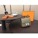 Replica Hermes Constance Original Leatehr mini Shoulder Bag 8006 Grey JH01622UD97