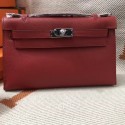 Replica Hermes original epsom leather kelly Tote Bag KL2833 red JH01480dA35