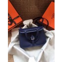 Replica Hermes Original Halzan mini bag H069523 blue JH01421QT16